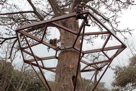 metal frame for tree house|tree house framing plans.